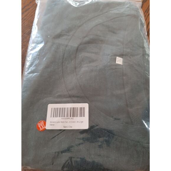 New XXL Dark Green Lake Mode Sleeveless Muscle Shirt Tank Top - Picture 6 of 6